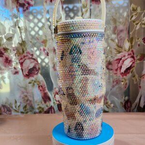 Rhinestone Dog 20oz Tumber